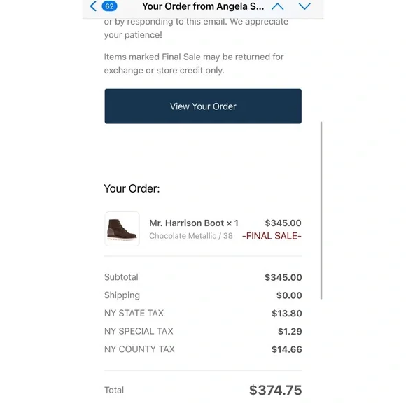 The Office Of  Angela Scott - Brown Suede Boots - Picture 12 of 13